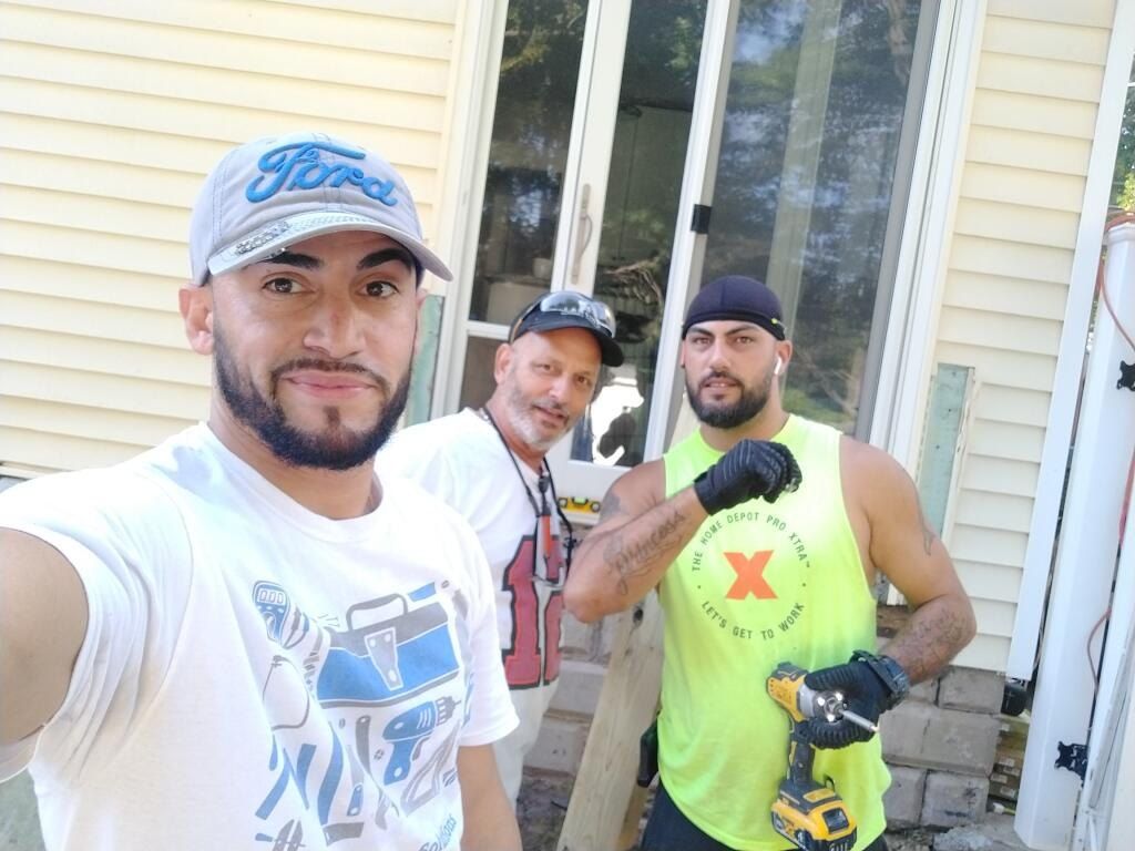 Cesar's Executive Solutions crew on site